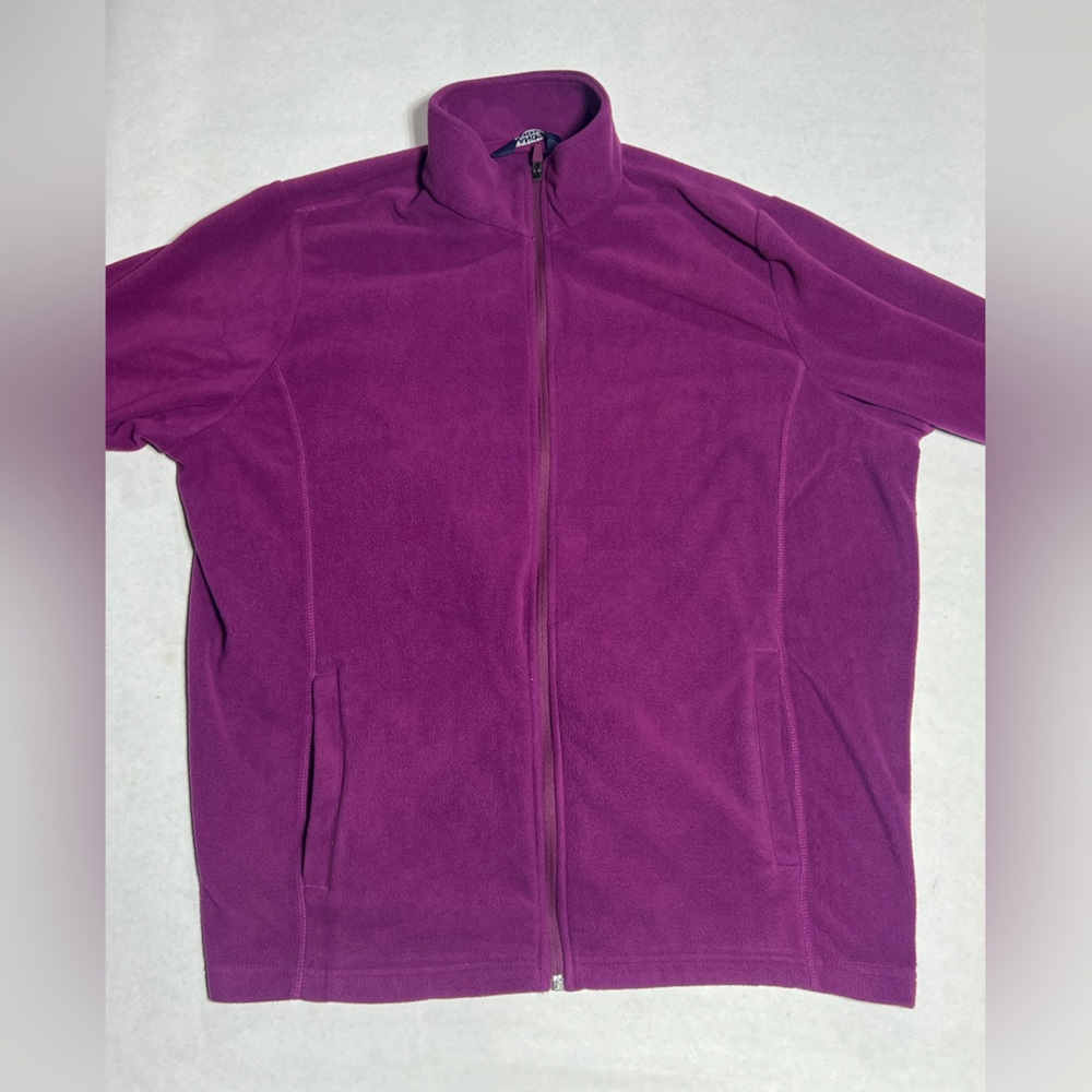 Purple Lands End Fleece jacket size 2XL